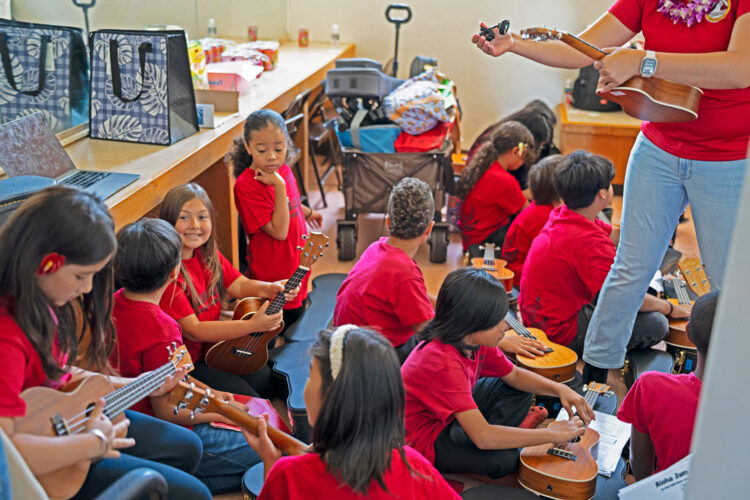 Kula Elementary School recognized at second annual Lokahi Play Along